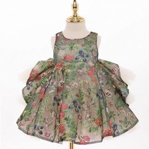 Floral Patterned Sleeveless Dress